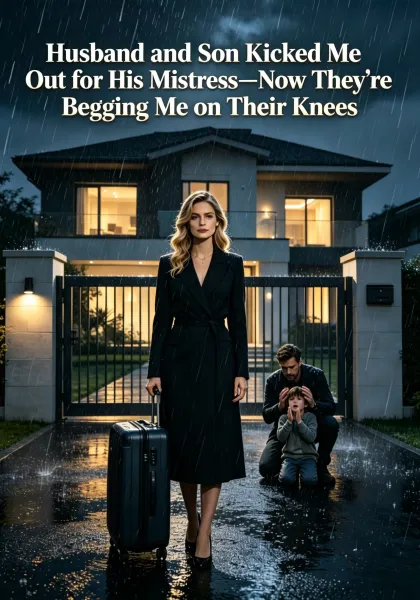 Husband and Son Kicked Me Out for His Mistress—Now They're Begging Me on Their Knees